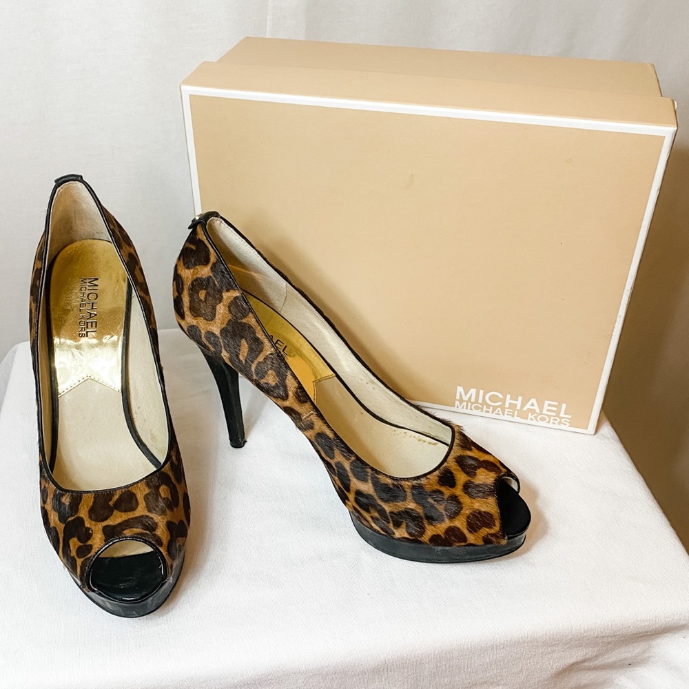 MICHAEL KORS - “York” Haircalf Platform